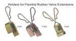 Holders for Flexible Rubber Valve Extensions